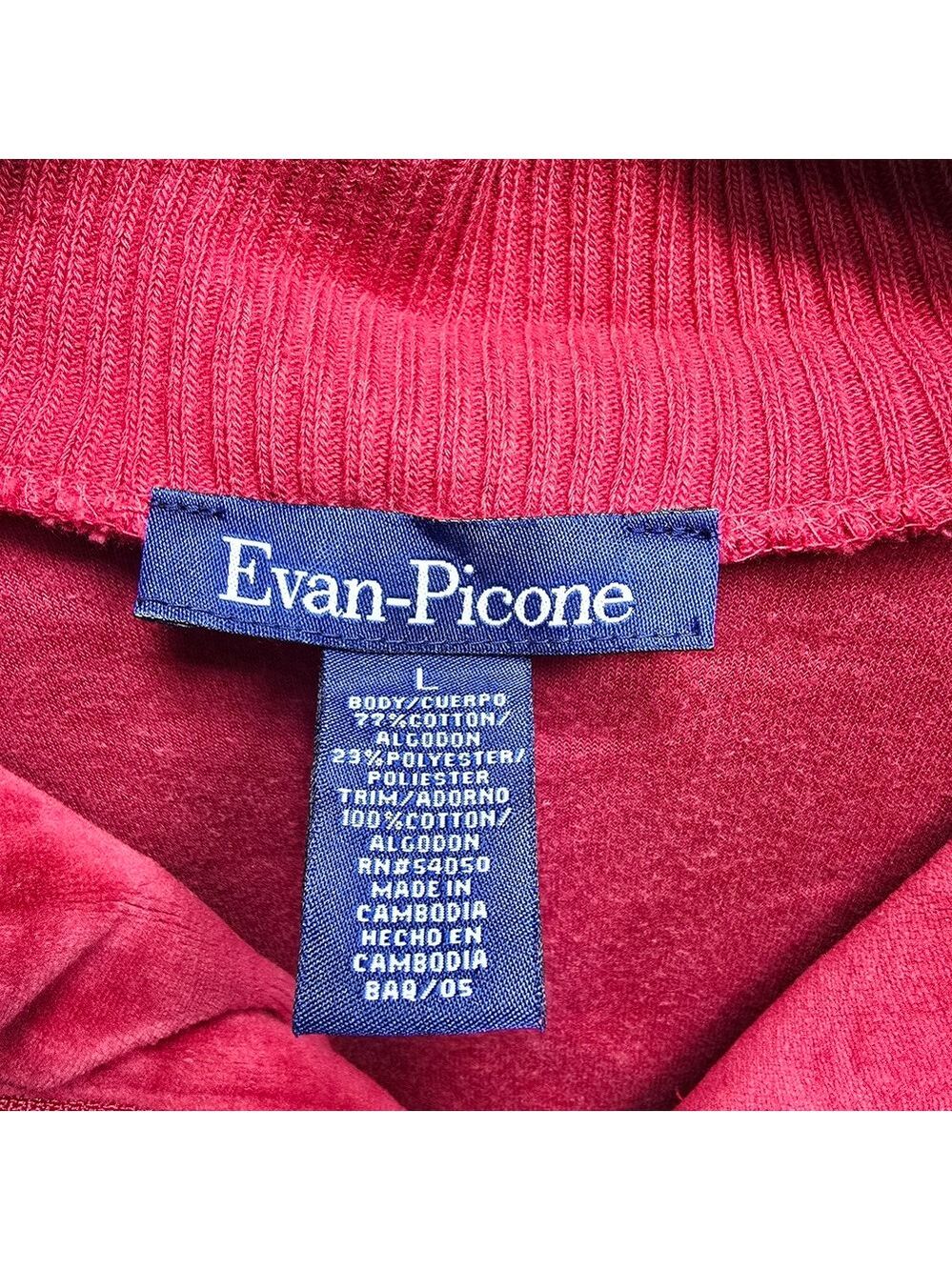 Evan Picone Women's Bold Red Bomber Jacket - Picture 4 of 7